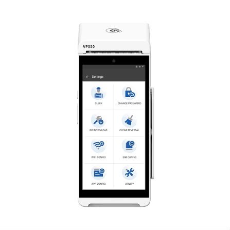 Valor VP550 settings menu